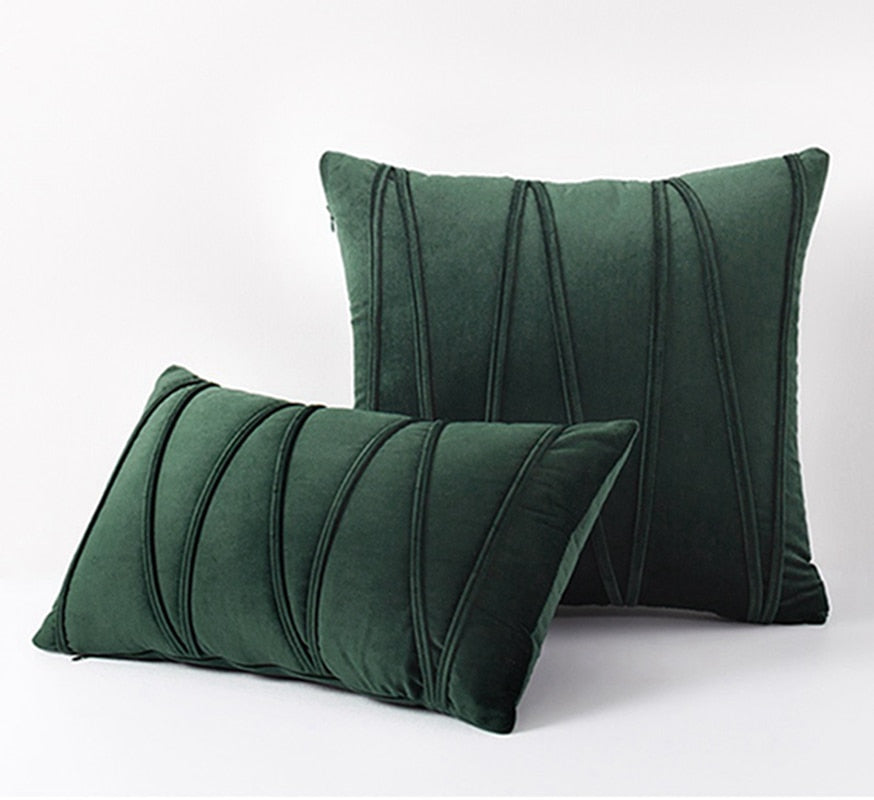Inyahome Decorative Plush Velvet Throw Pillow Covers