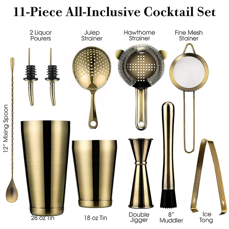 Cocktail Shaker Bar Set