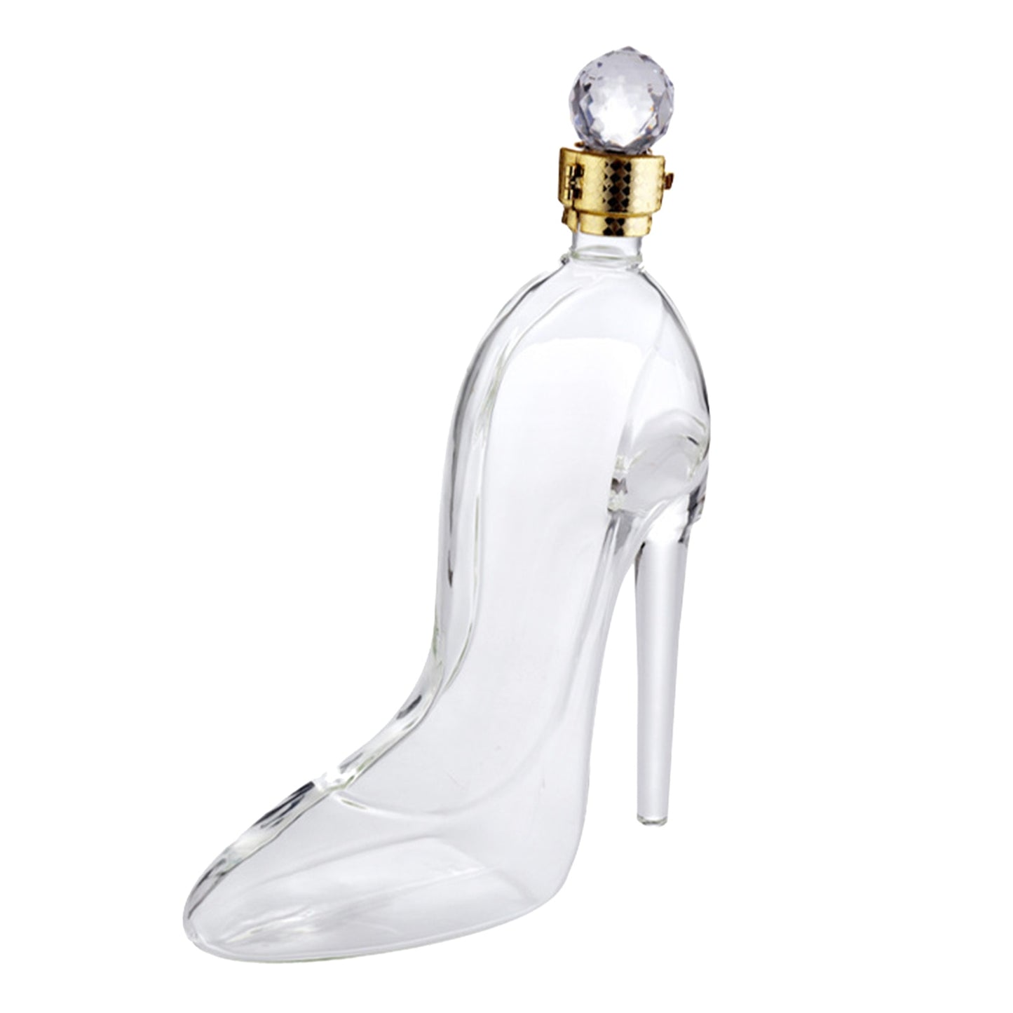 High-Heeled Shoes Shape Whisky Decanter - Luxurious Glass Merlot