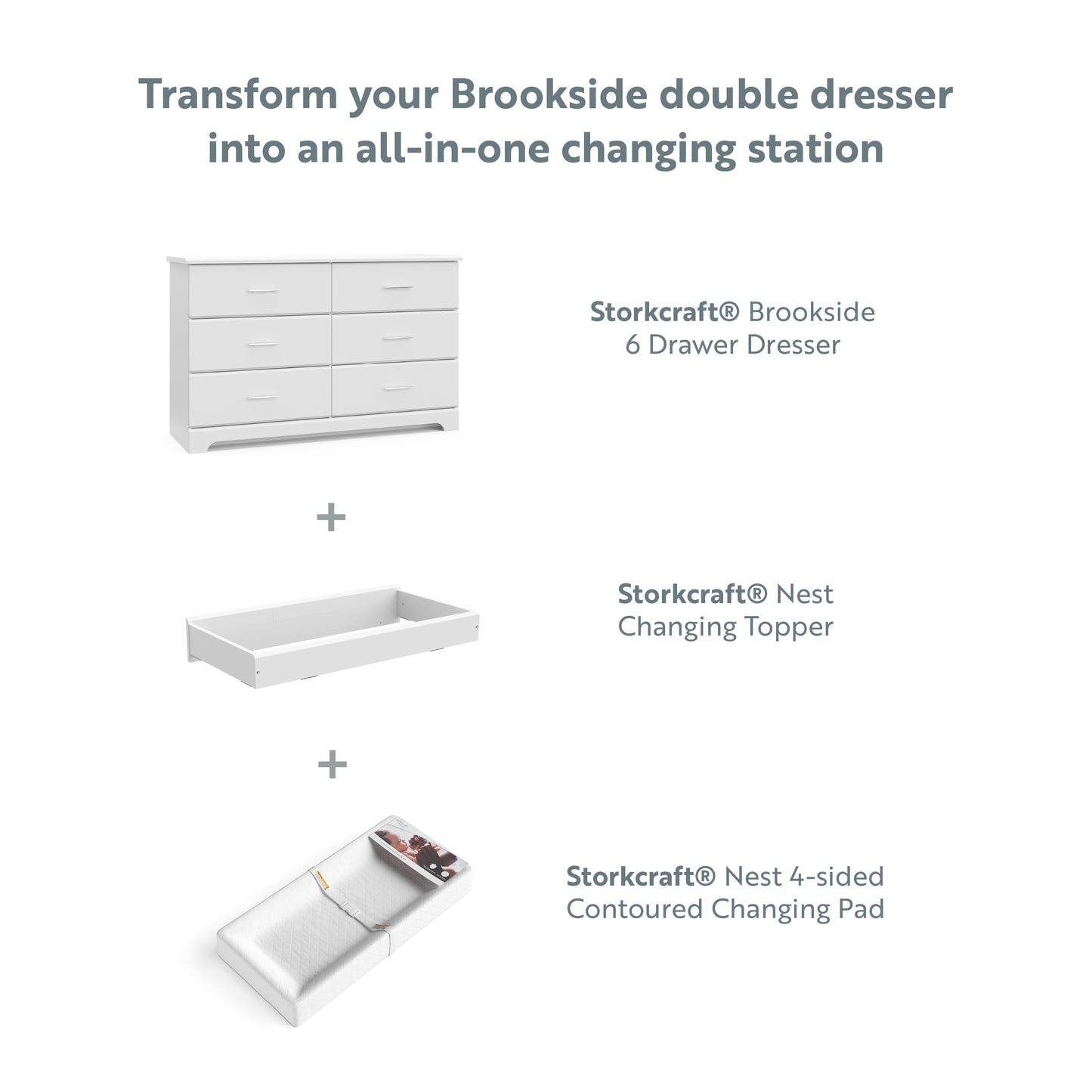 Storkcraft Brookside 6 Drawer - Modern