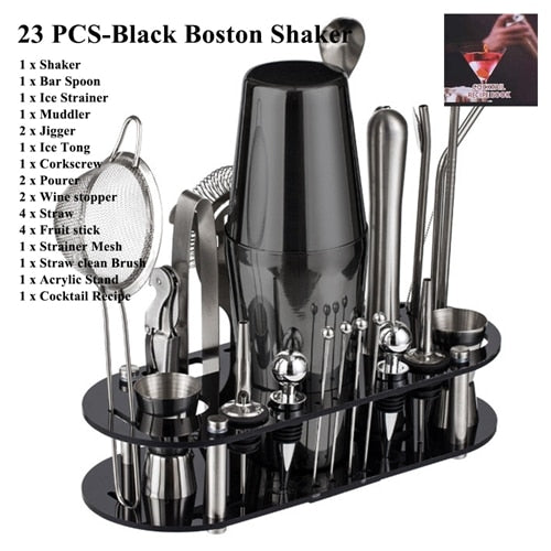 Cocktail Shaker Set - 33 pcs