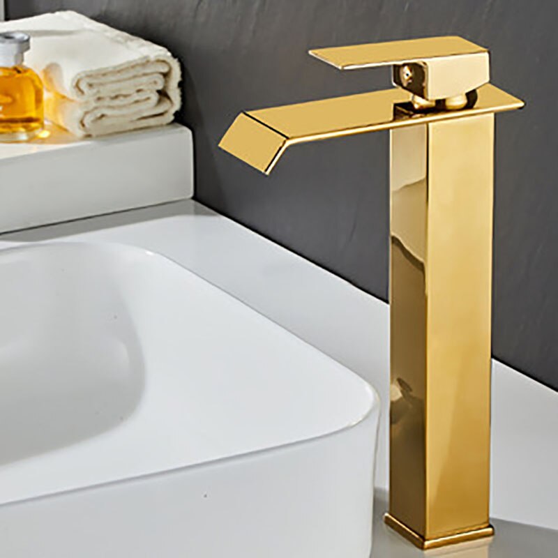 Countertop Faucet Black Gold Platinum Basin Washbasin Mixer Tap