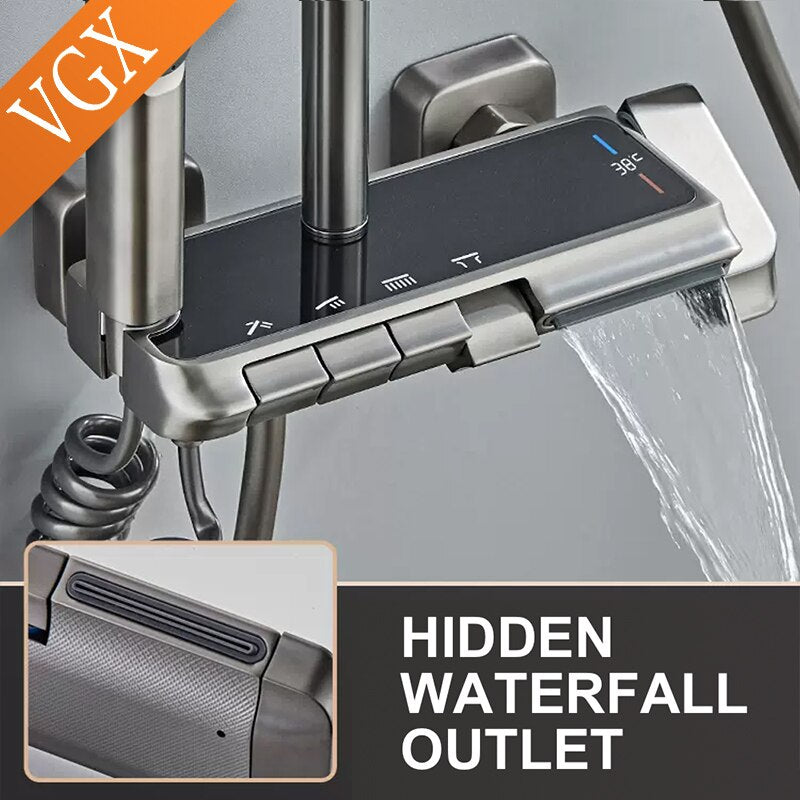VGX Smart Shower System - Intelligent Bathroom Digital Display