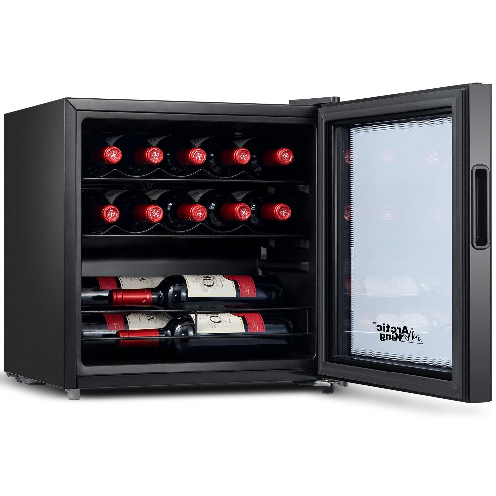 14-Bottle Wine Cooler, Full Glass Door
