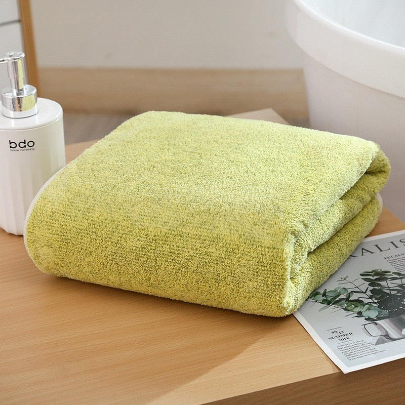 Bamboo Charcoal Coral Velvet Bath Towel
