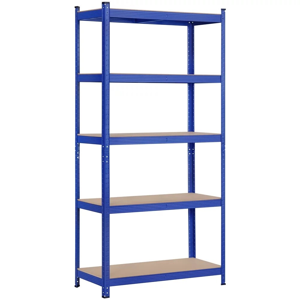 Heavy Duty Metal Adjustable Utility Storage Shelf - 5 Shelf