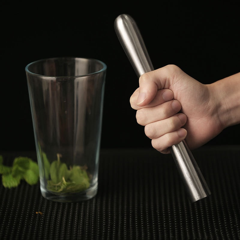 Cocktail Shaker Muddler/Drink Pusher