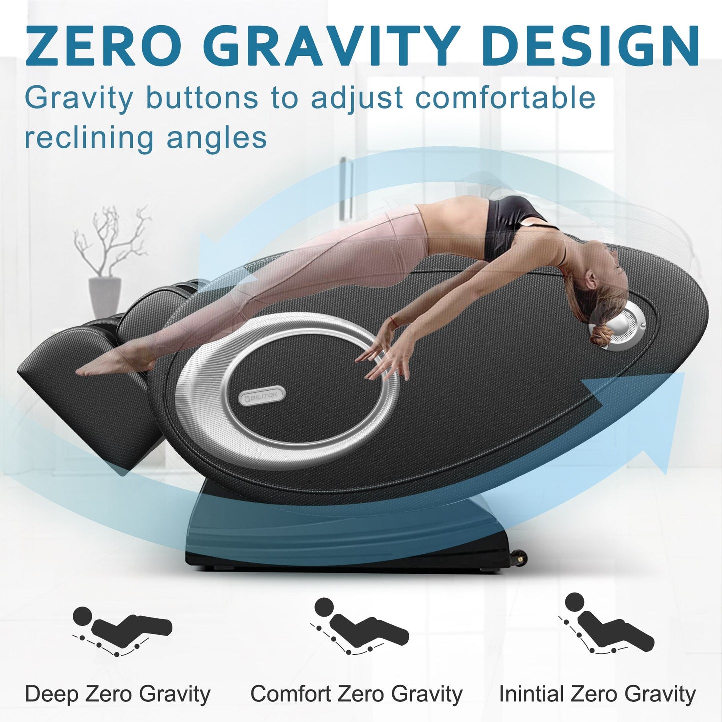 Full Body Massage Chair with Heating, Massage Chair Recliner with Zero Gravity, Bluetooth Speaker, Airbags, Foot Roller