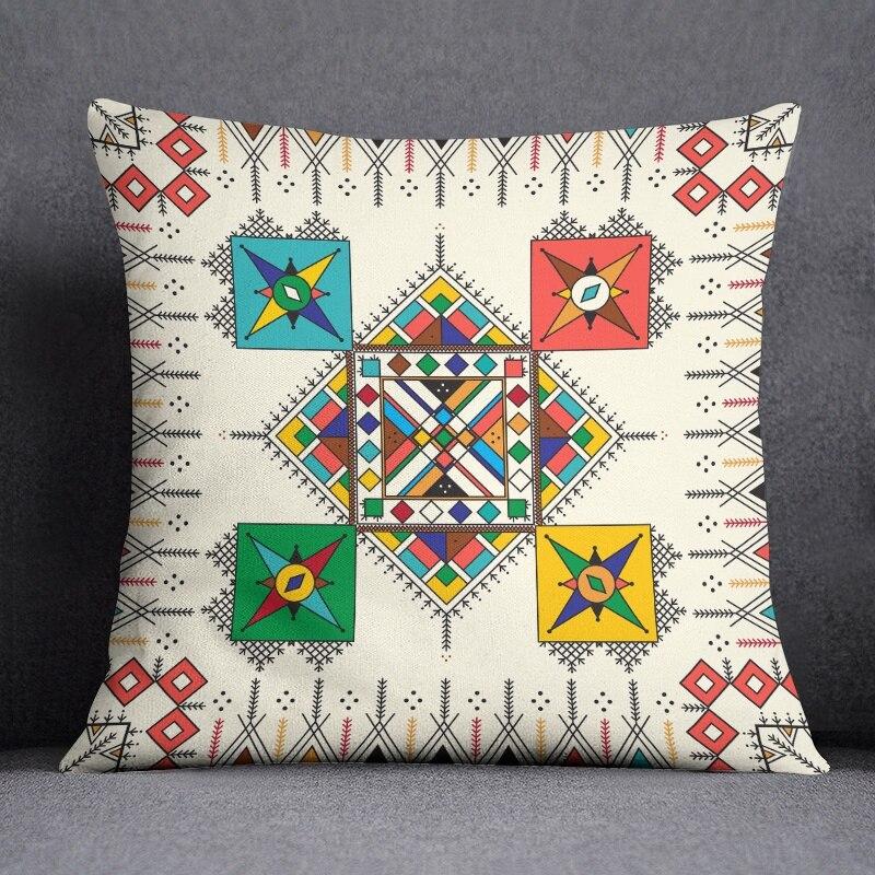 Geometric Pattern Decorative Pillow
