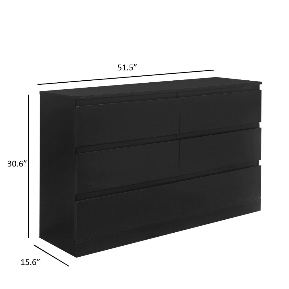 6-Drawer Horizontal Dresser