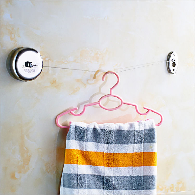 Clothes Drying - Stainless Steel Retractable Clotheslines - Perfect for a dorm room!