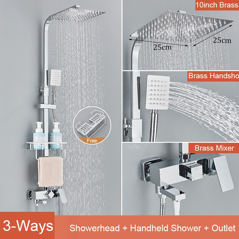 Bathroom Shower Combination Set - Multi-function - Heating & Cooling