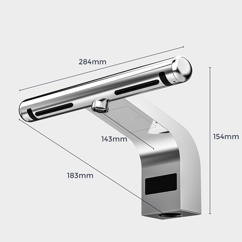 2 in 1 Hand Dryer and Sensor Faucet - Hot ＆ Cold Basin Tap
