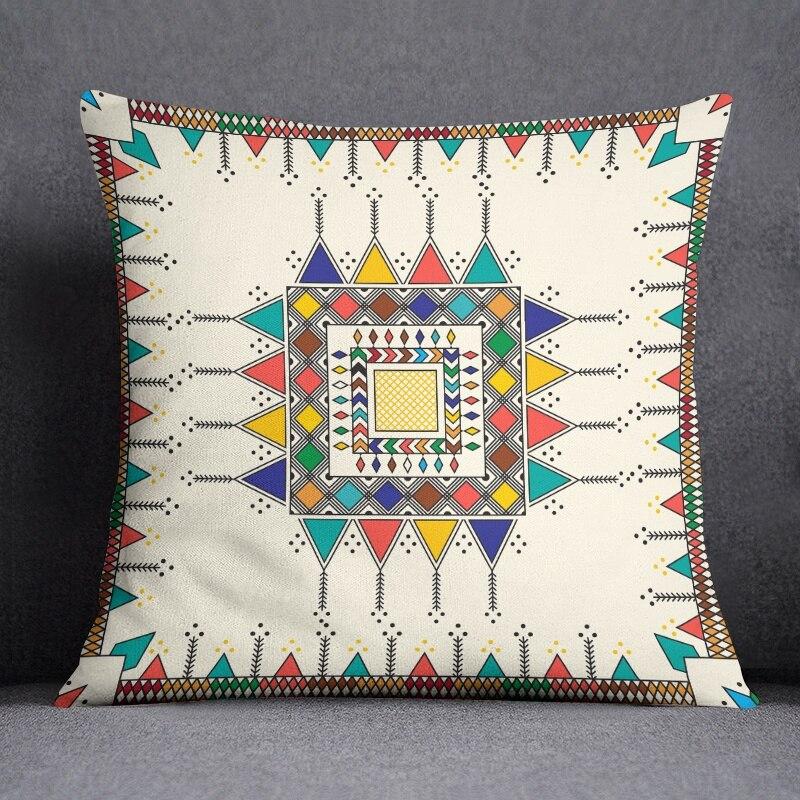 Geometric Pattern Decorative Pillow