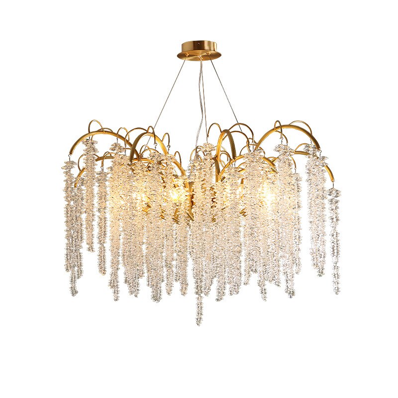 Luxury Gold Glass LED Lights - Ceiling Chandeliers