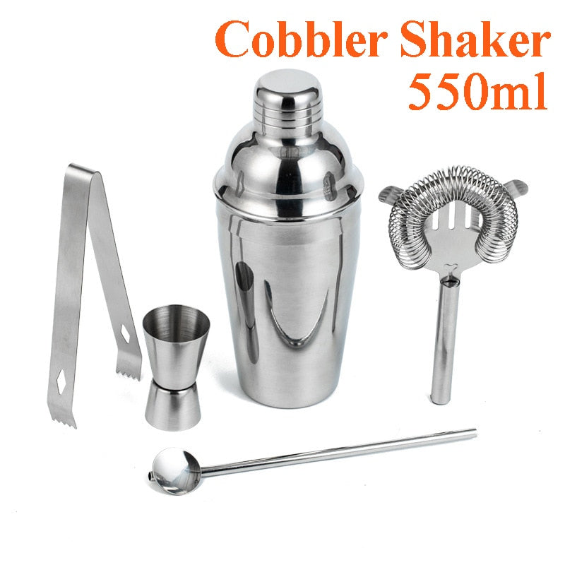 Stainless Steel Cocktail Shaker Set - Bartender Kit