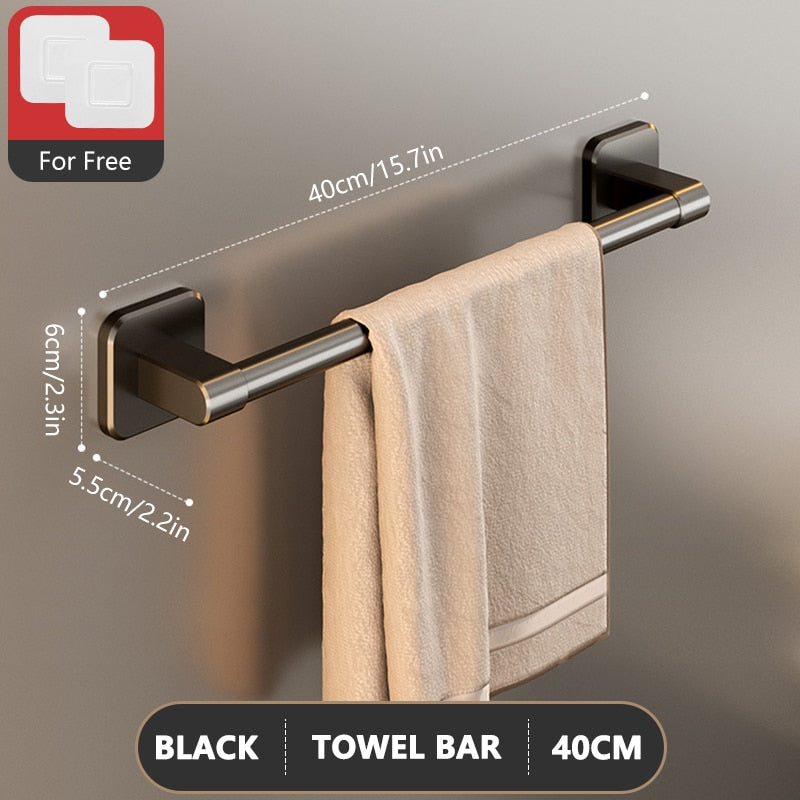 Towel Organizers - Self-adhesive Towel Bar