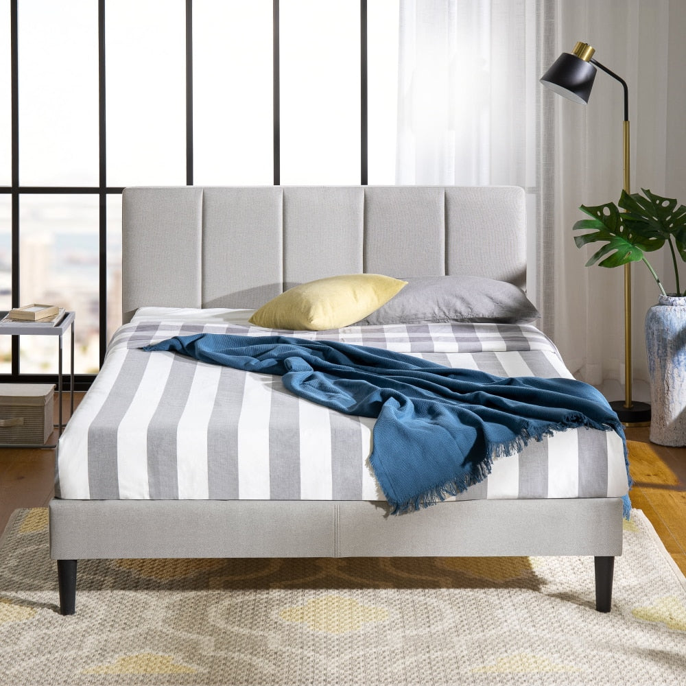 Zinus Maddon 35” Upholstered Platform Bed Frame - Queen