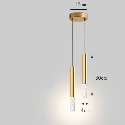 Modern Art Gold Pendant Lamp