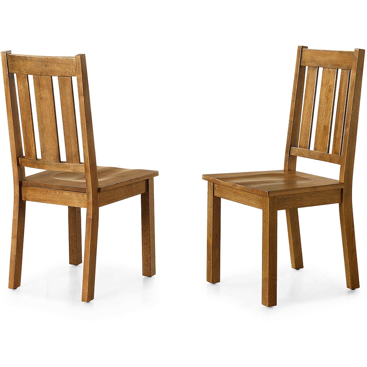 Wood Dining Chair, Set of 2, Honey,Mocha,White