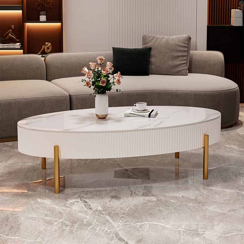 Luxury Coffee Tables White Marble Nordic Living Room
