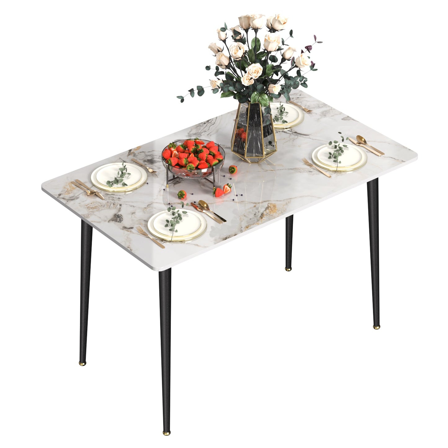 Kitchen Table Rectangle Dining Table - Modern Dining Room Table