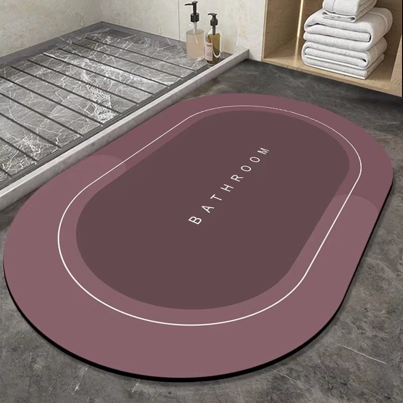Bathroom Absorbent Floor Mats - Quick Dry