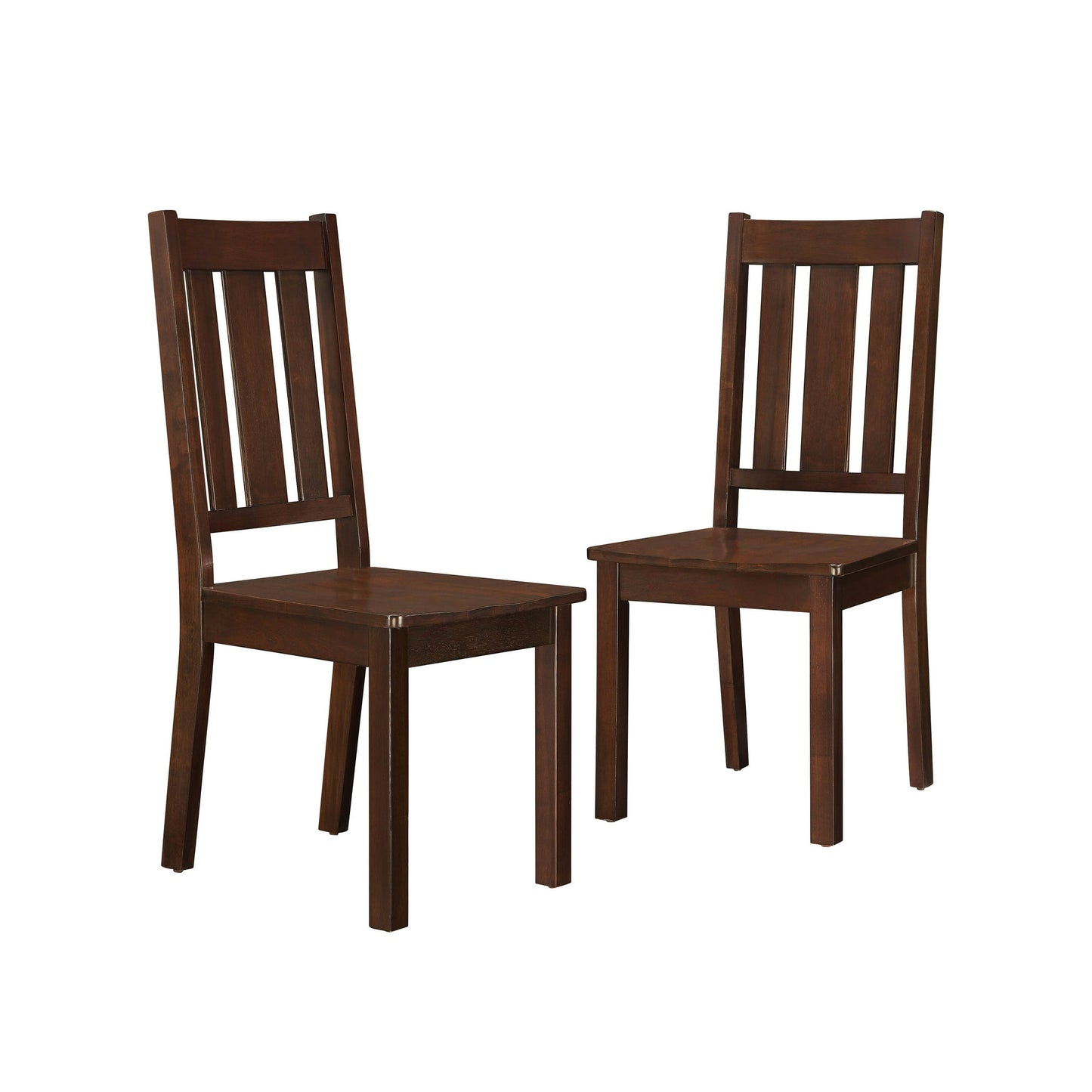 Wood Dining Chair, Set of 2, Honey,Mocha,White