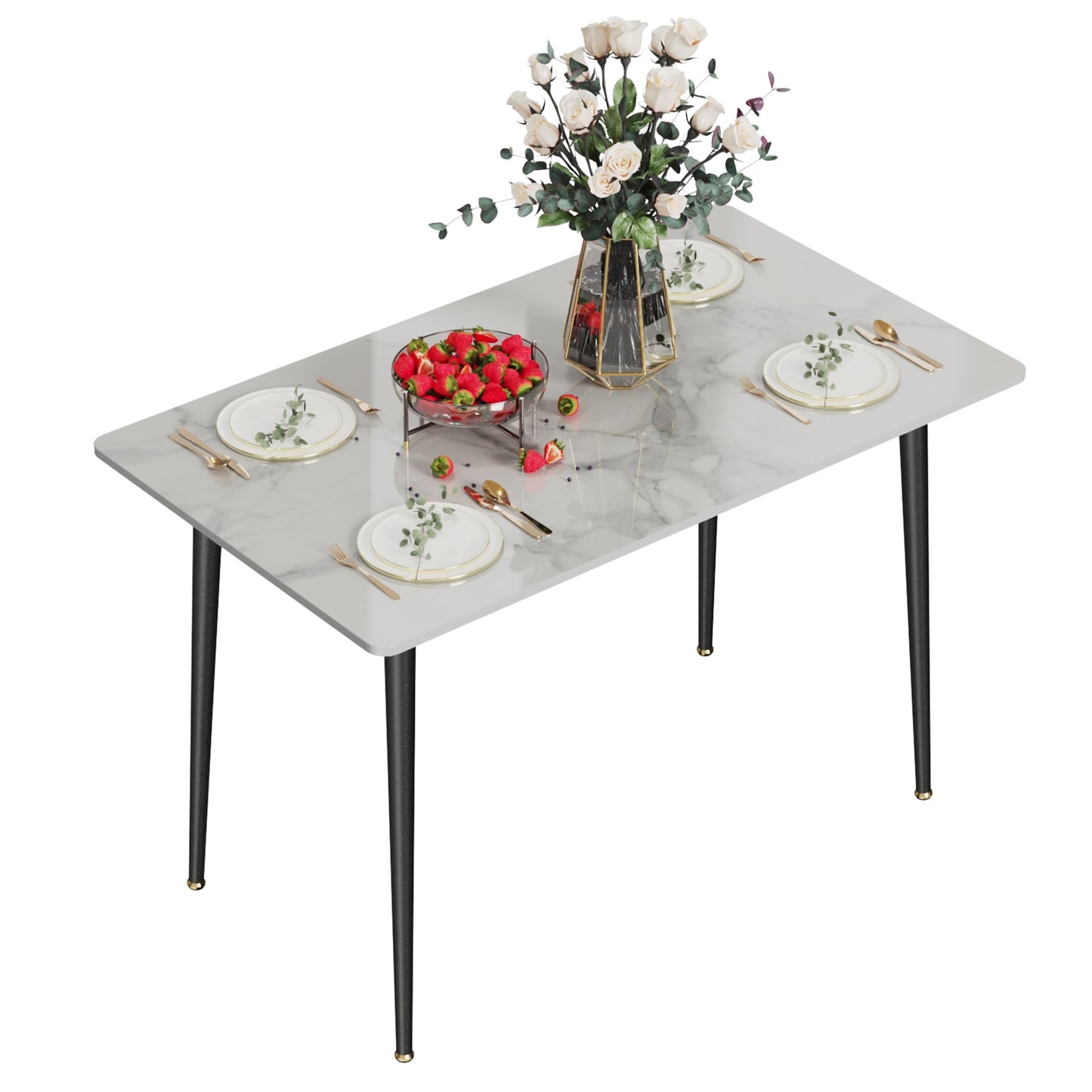 Kitchen Table Rectangle Dining Table - Modern Dining Room Table