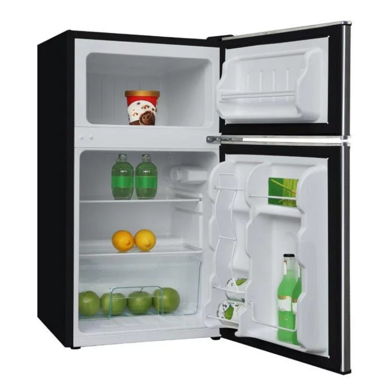 Frigidaire, 3.2 CU FT. Capacity 2 Door Compact Refrigerator with Chrome Trim
