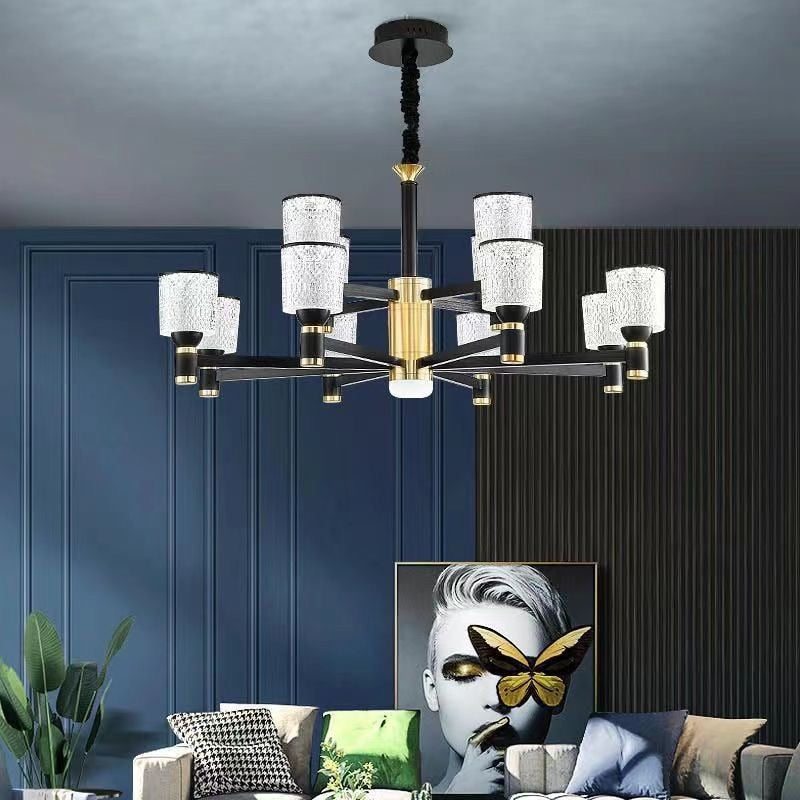 Nordic Light - Luxury Living Room LED Crystal Chandelier