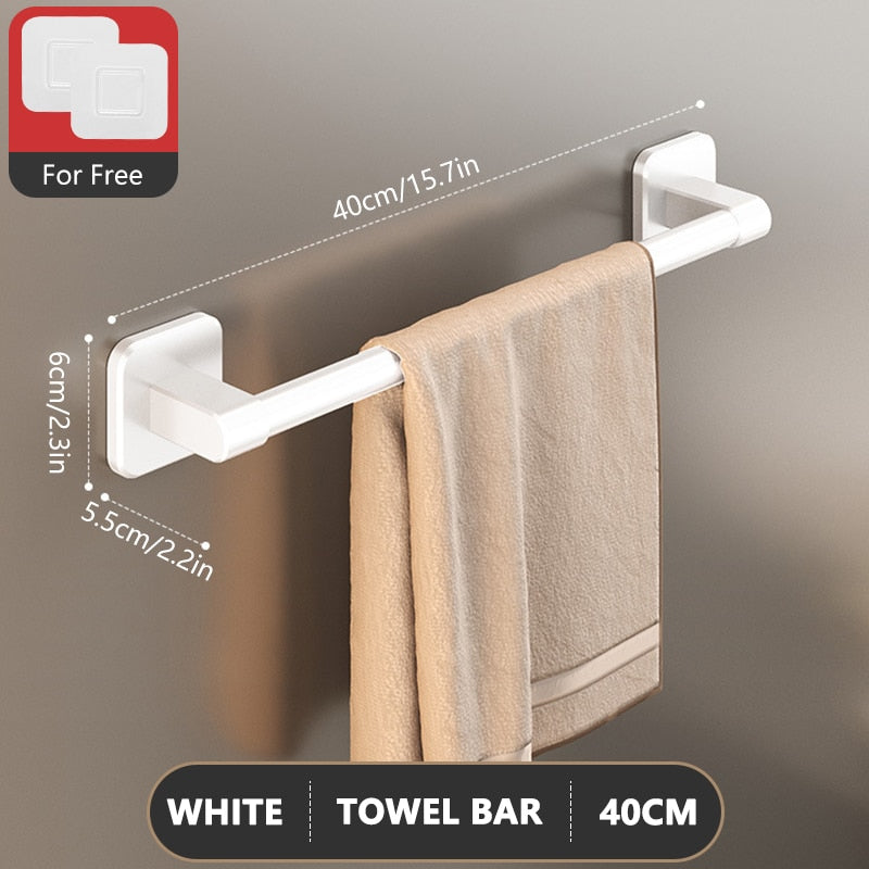 Towel Organizers - Self-adhesive Towel Bar