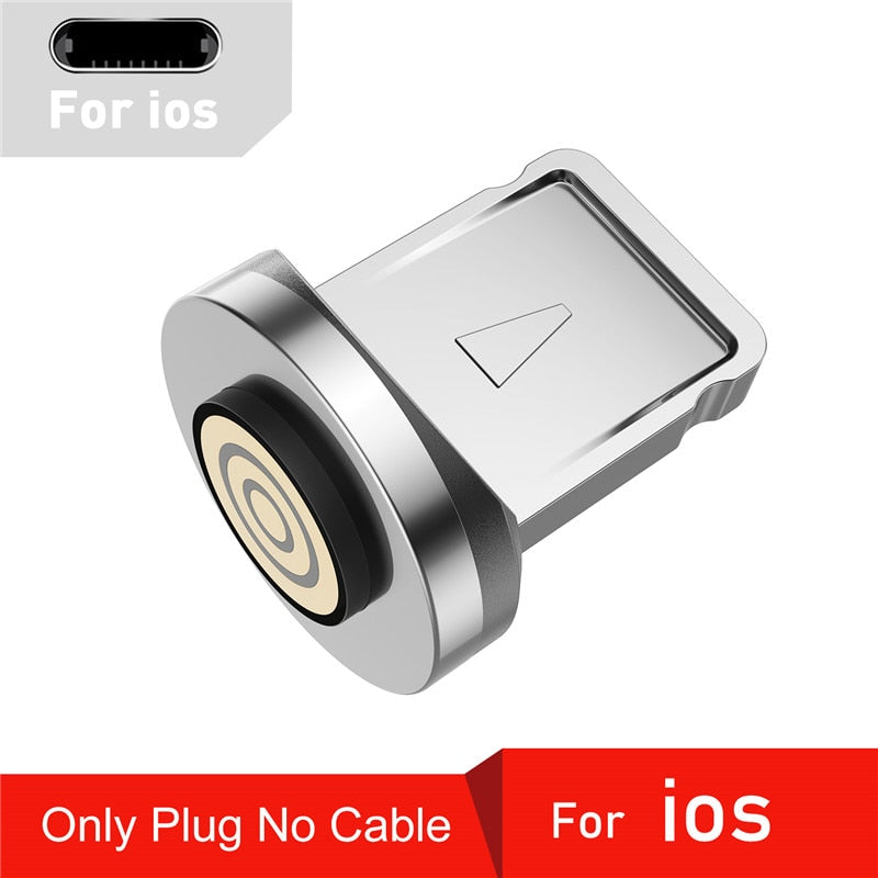USLION 540 Rotate 5A Magnetic Cable Fast Charging Micro USB Type C Cable For iPhone Xiaomi Magnet Charger Wire Cord USB Cable