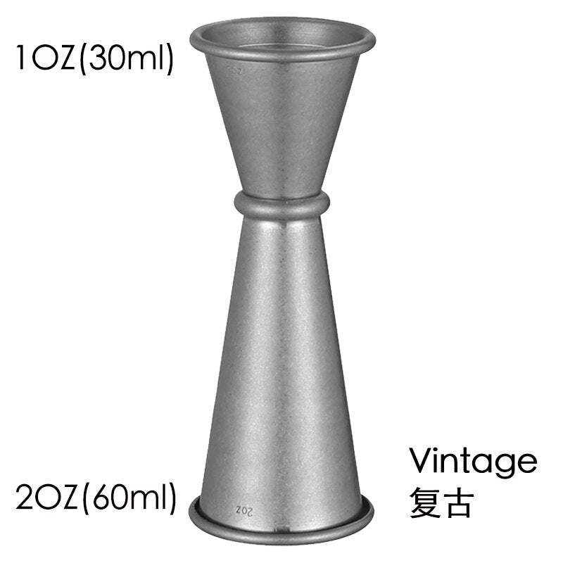 Japanese Style Jigger Stainless Steel Double Cocktail Jigger 1oz / 2oz