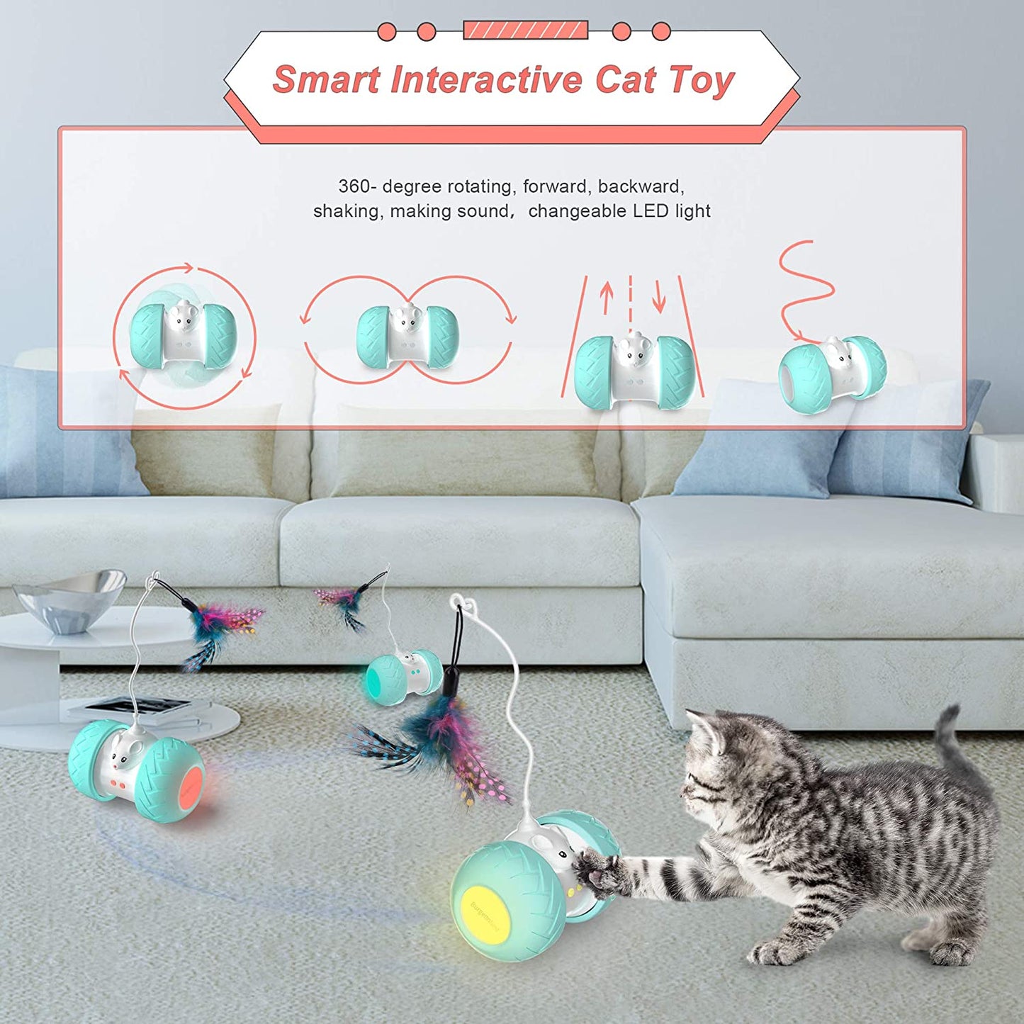 Interactive Cat Toys for Indoor Cats