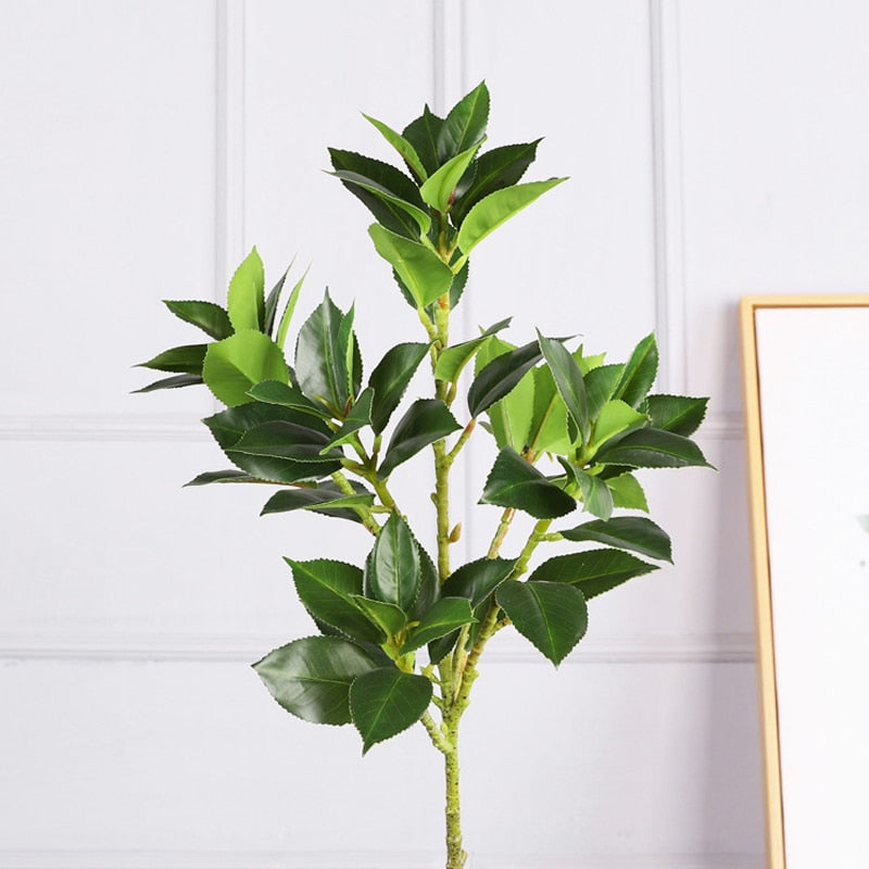 Decorative Artificial Ficus Plants for Home Decor Fake Greenery With Long Branches