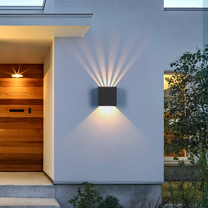 Modern Outdoor Wall Light - Waterproof