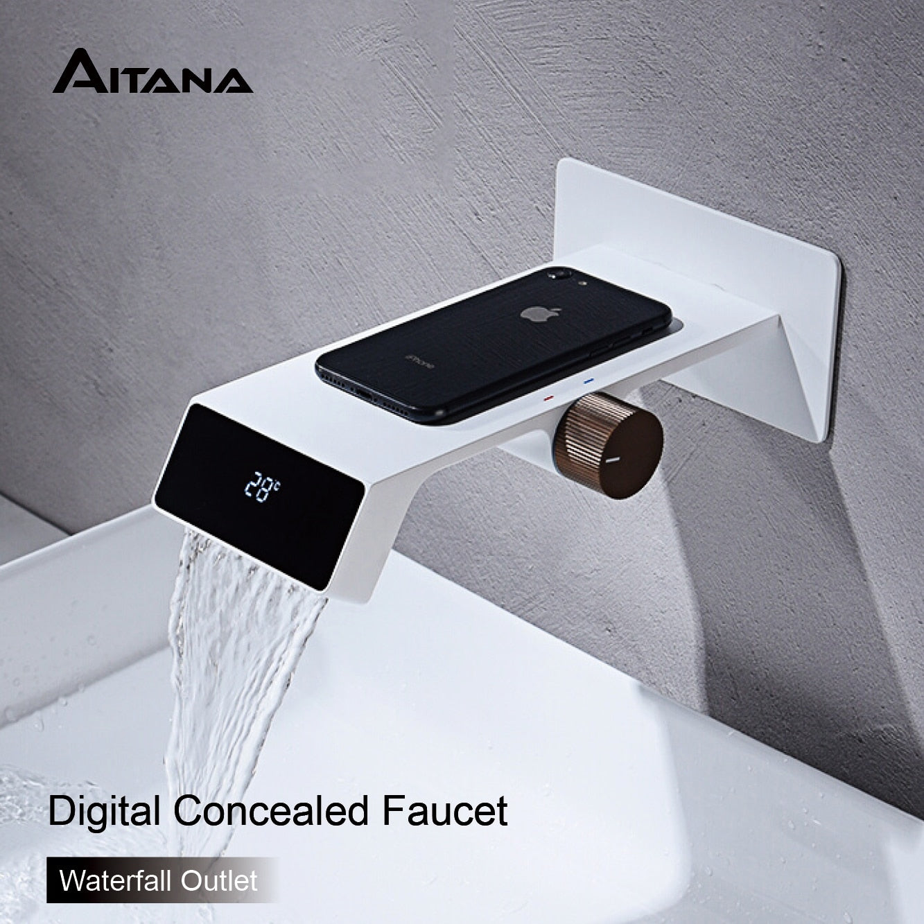 Intelligent Digital Display Bathroom Faucet