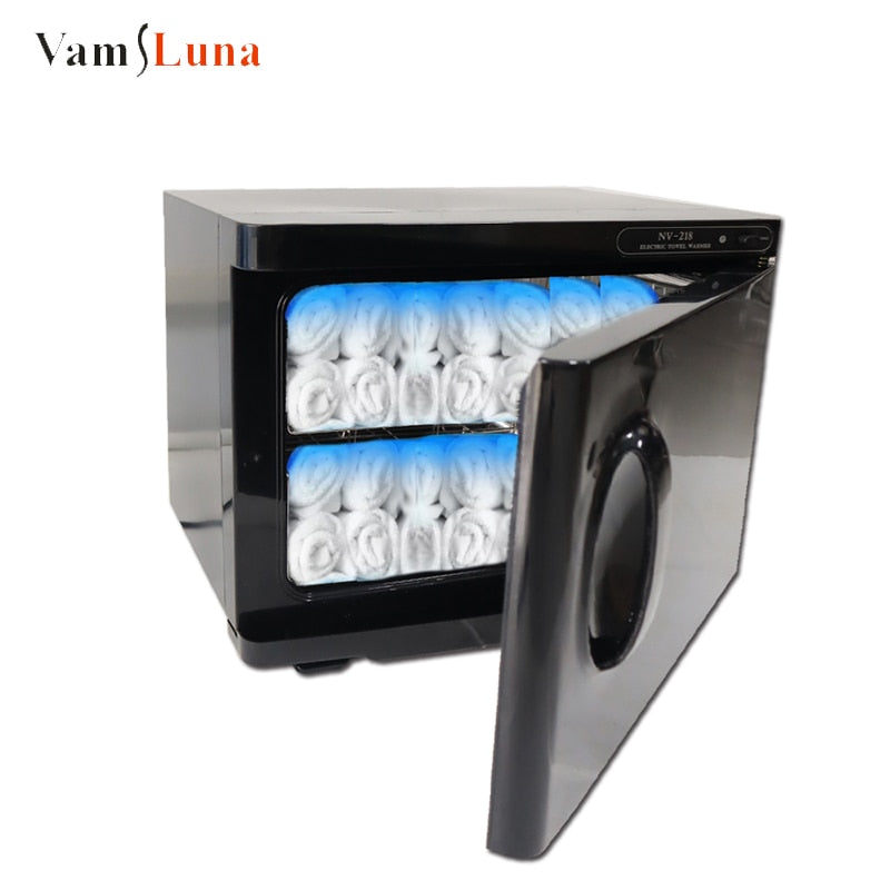 2-in-1 Hot Towel Warmer - Large Capacity Cabinet For Sterilization