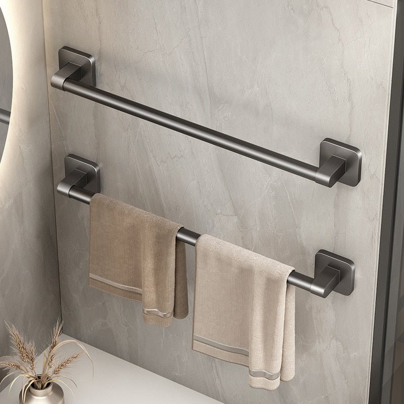 Wall-Mounted Bathroom Towel Holder - Self Adhesive