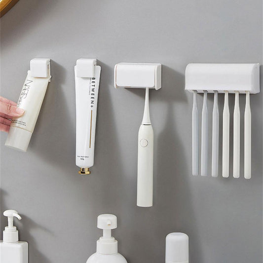 Punch-free Wall-mounted Toothbrush Holder