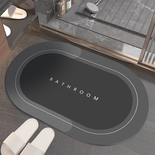 Super Absorbent Bath Mat - Rubber Bathroom Rug