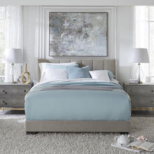 Reece Channel Stitched Upholstered Queen Bed