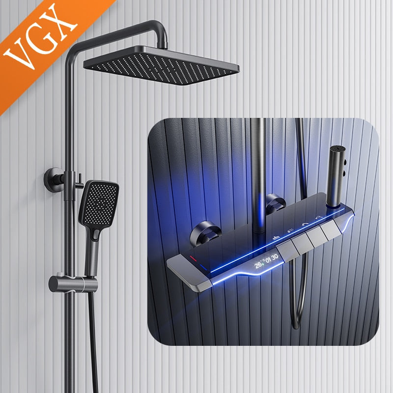 VGX Digital Shower System - Intelligent Bathroom Temperature Display